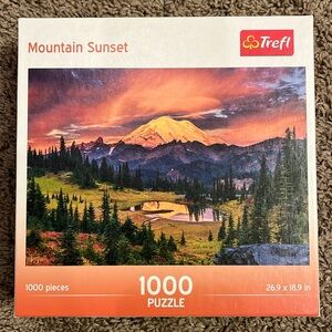 Mountain Sunset 1000 Piece Puzzle